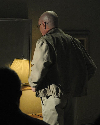 Bryan Cranston Breaking Bad Gray Bomber Jacket