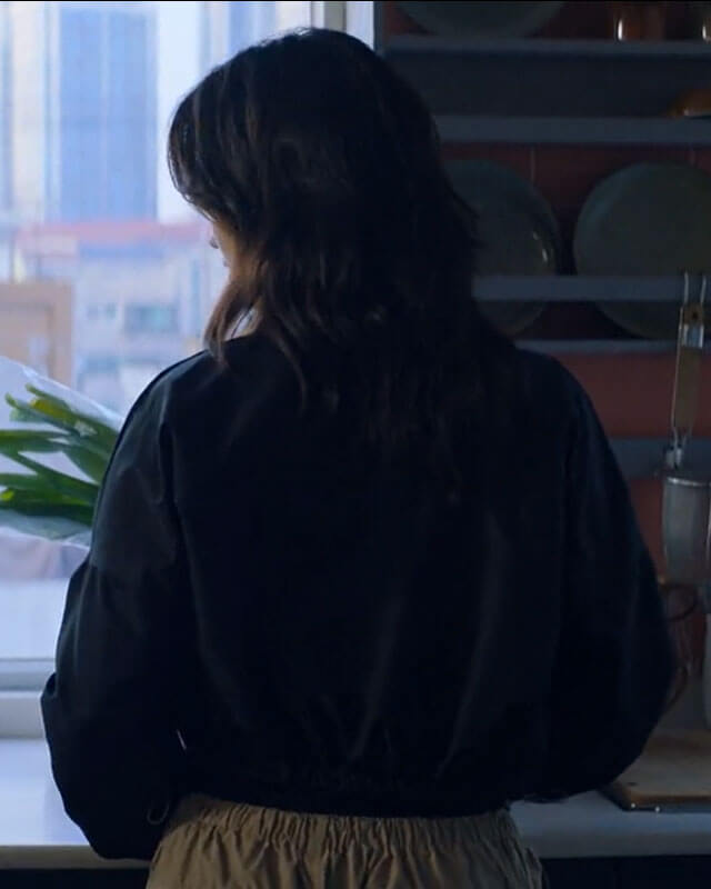 Butterfly Rebecca Black Cotton Jacket