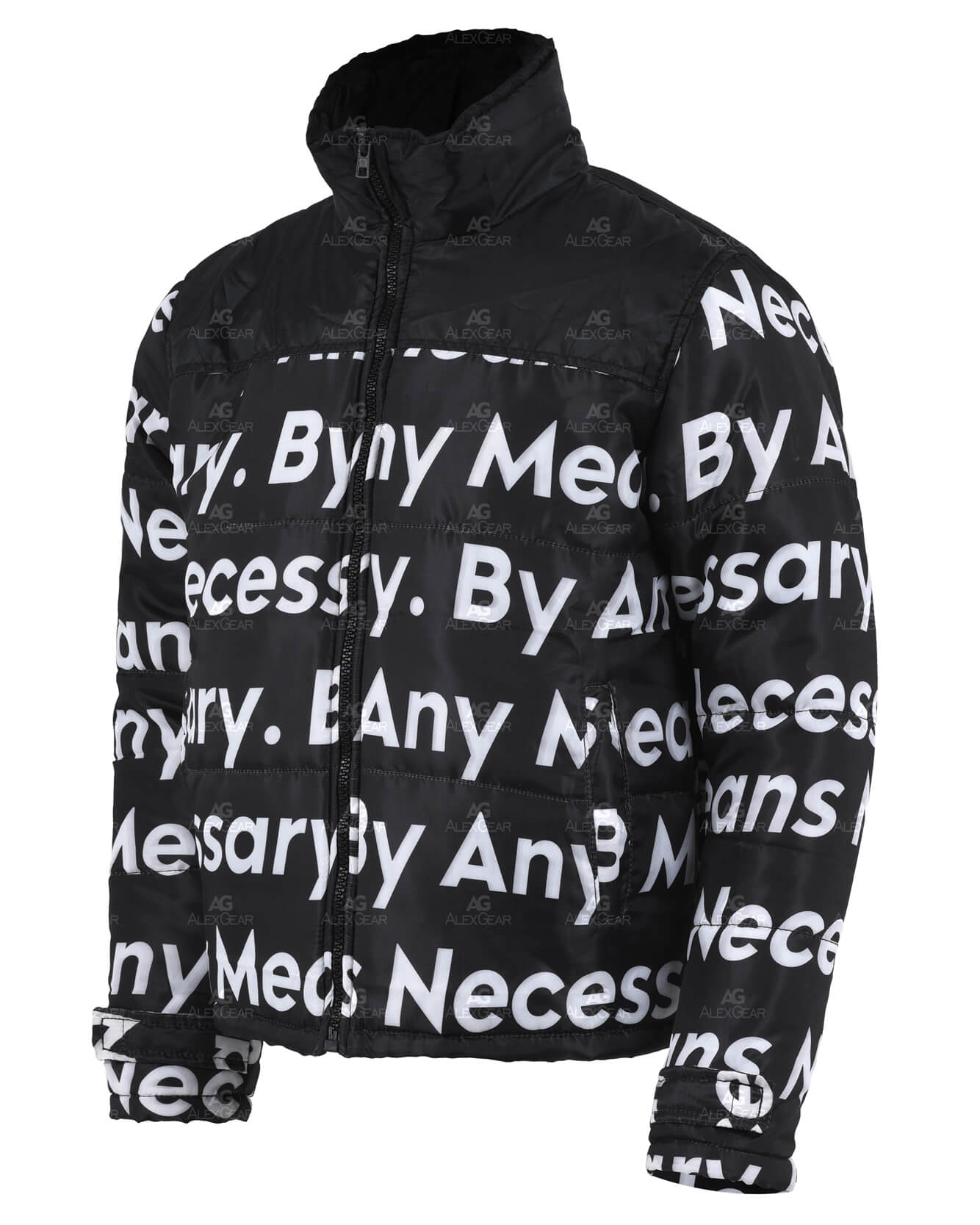 By Any Means Necessary Puffer Jacket - Main Image
