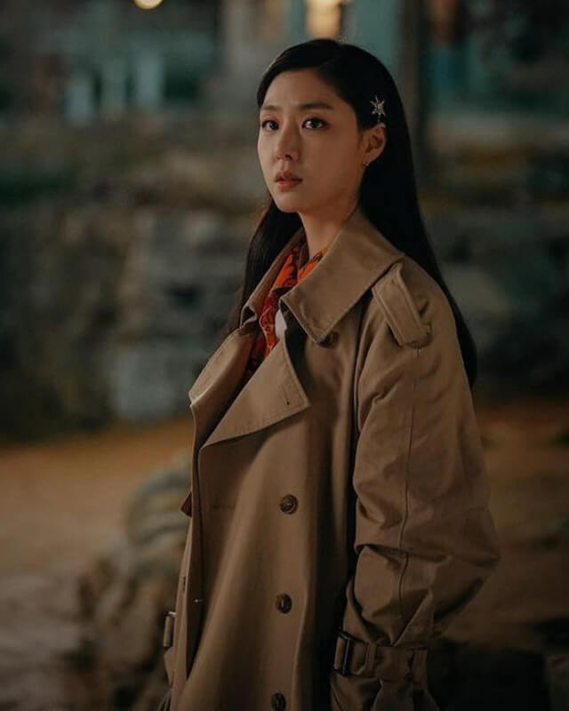 CLOY Seo Ji Hye Brown Long Coat