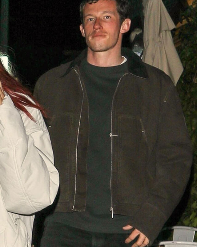 Callum Turner Gray Jacket