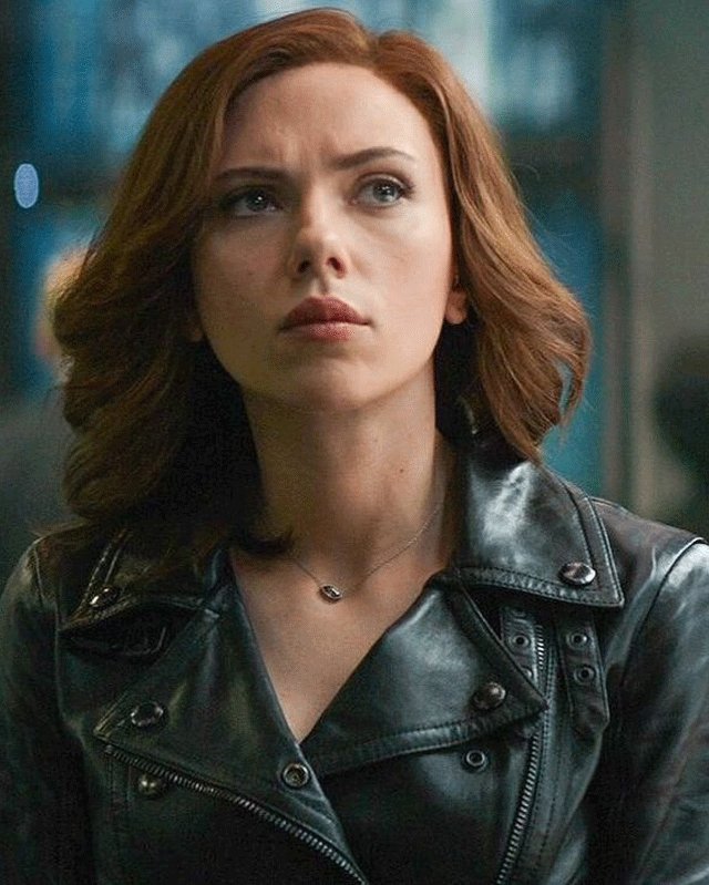 Captain America Civil War Natasha Romanoff Biker Jacket