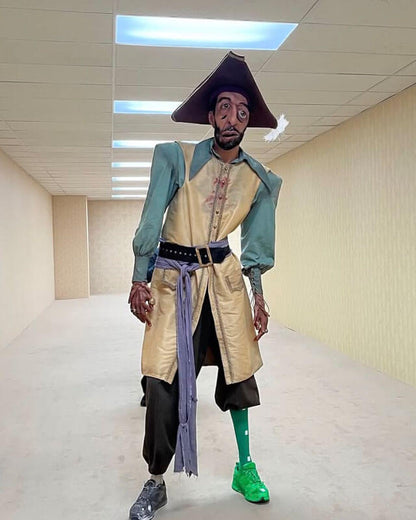 Captain Clark Backrooms Cosplay Coat
