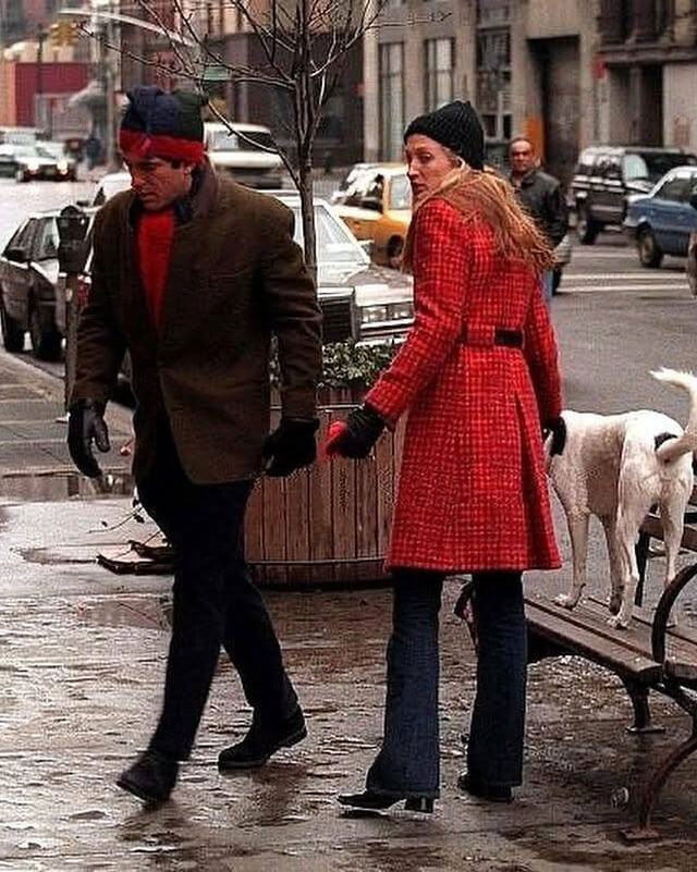 Carolyn Bessette Kennedy Red Coat