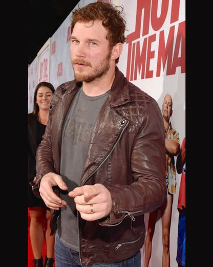 Chris Pratt Brown Leather Jacket