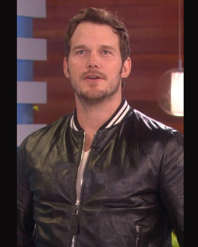 Chris Pratt Ellen Black Bomber Jacket