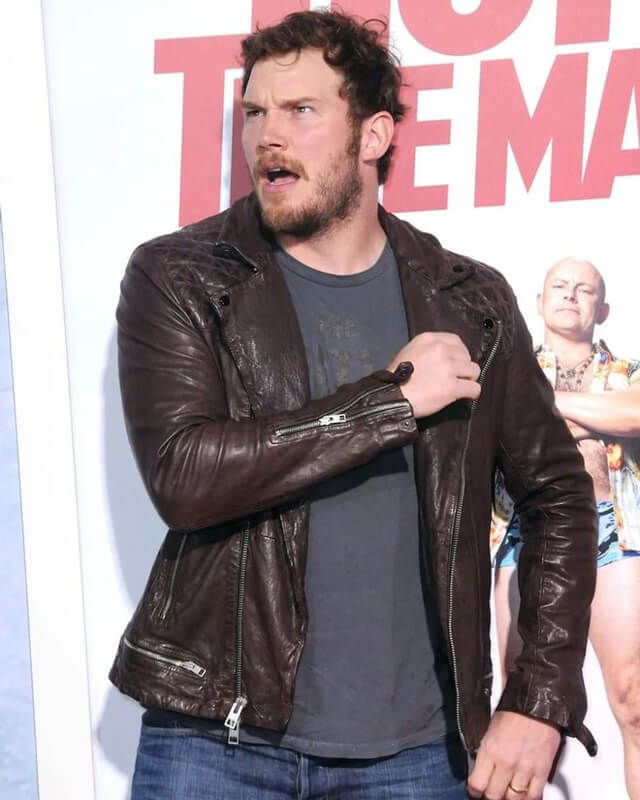 Chris Pratt Hot Tub Time Machine Brown Jacket