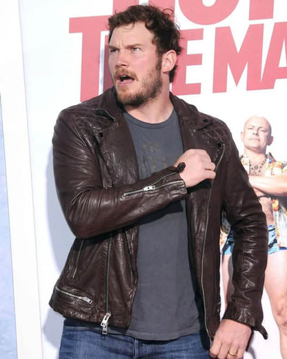 Chris Pratt Hot Tub Time Machine Brown Jacket