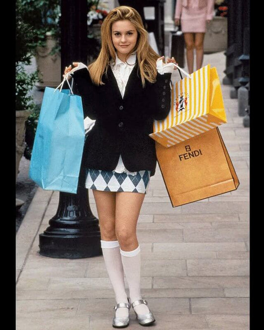 Clueless Cher Black Wool Blazer