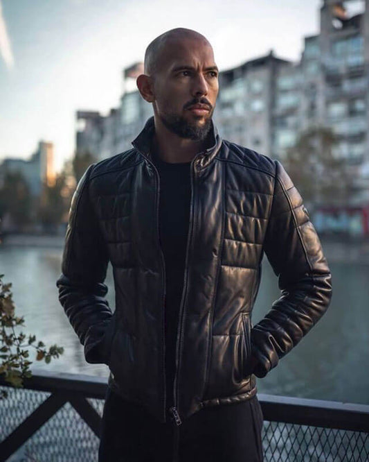 Cobra Andrew Tate Leather Puffer Jacket