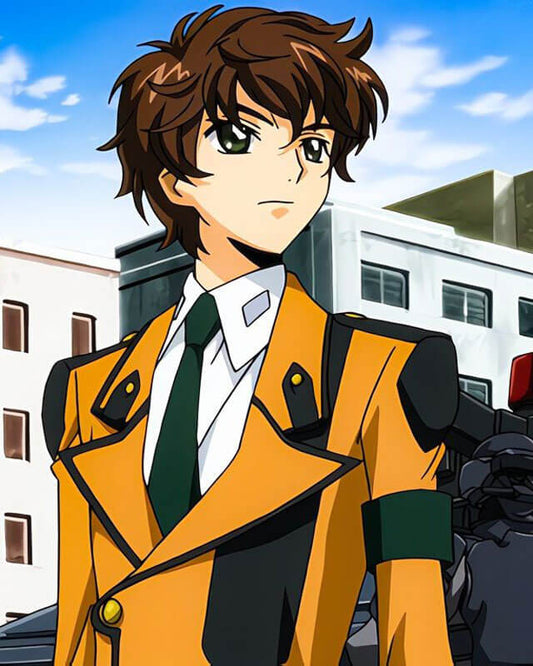 Code Geass Suzaku Kururugi Yellow Jacket