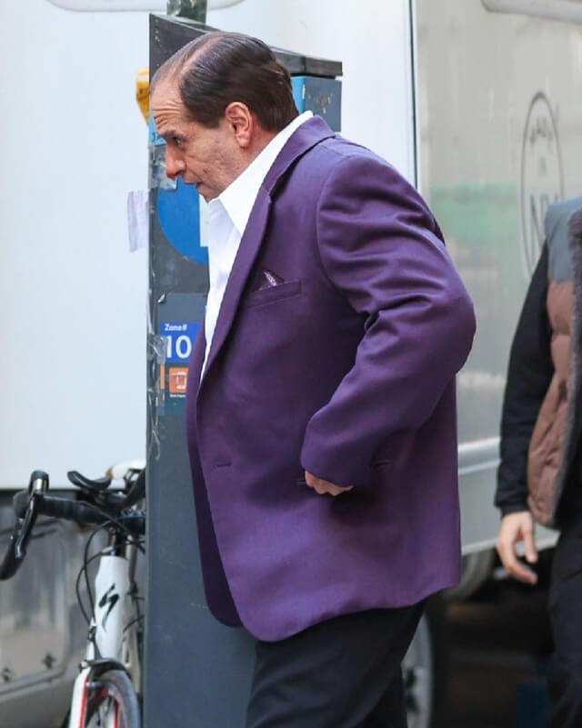 Colin Farrell The Penguin Purple Blazer