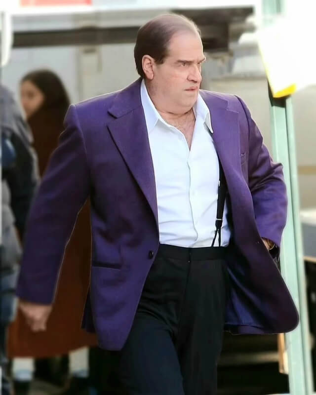 Colin Farrell The Penguin Purple Coat