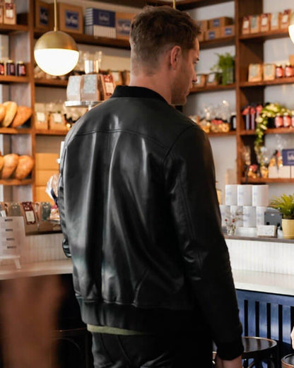 Colter Shaw Tracker Black Bomber Jacket