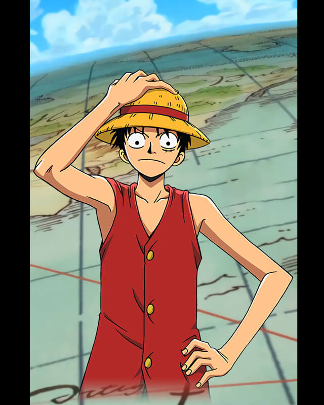 D Luffy One Piece Red Vest