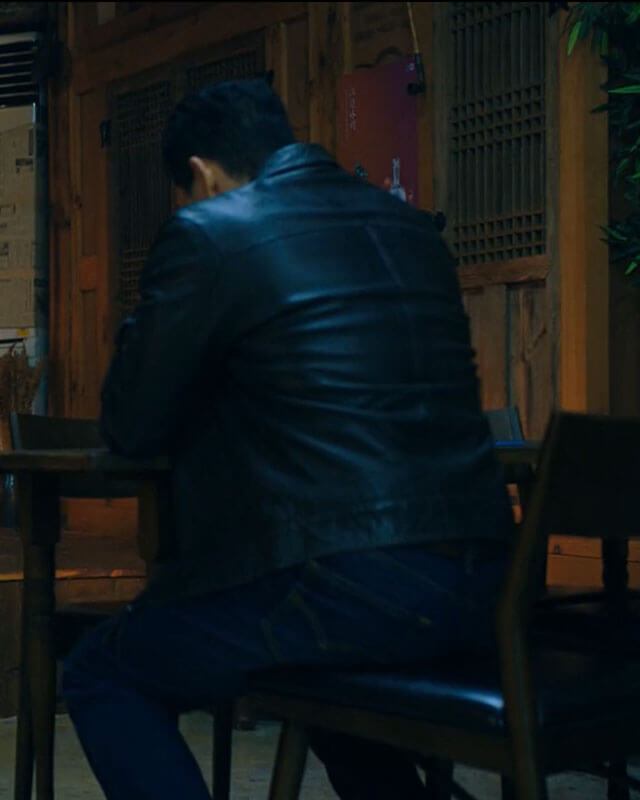 Daniel Dae Kim Butterfly Black Leather Jacket