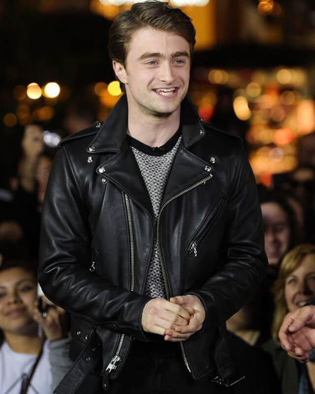 Daniel Radcliffe Biker Leather Jacket