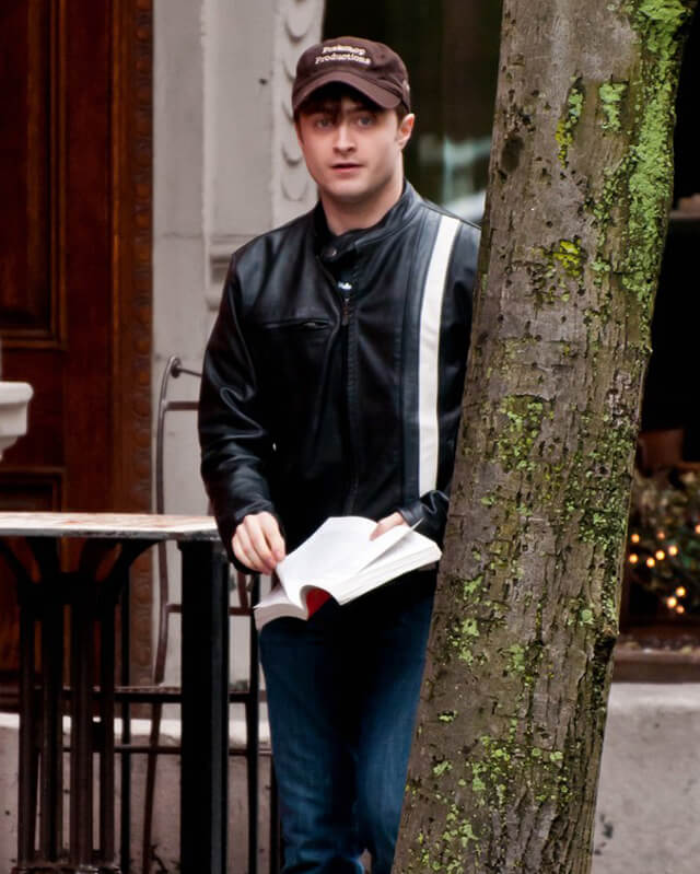 Daniel Radcliffe Fashion Black Leather Jacket