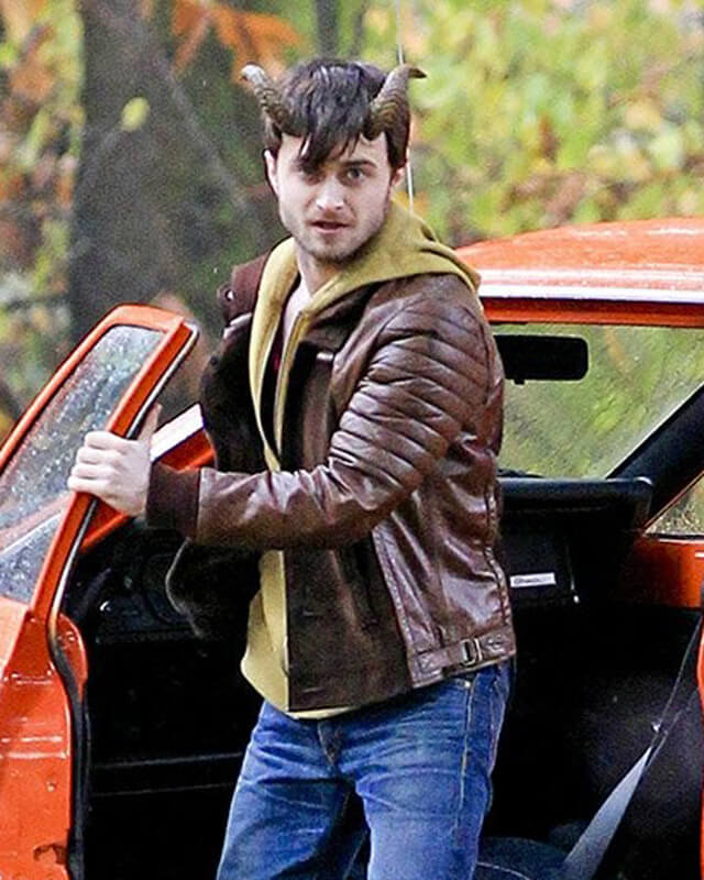 Daniel Radcliffe Horns Brown Jacket