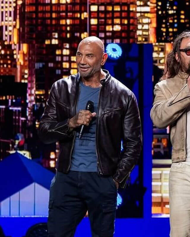 Dave Bautista The Wrecking Crew Leather Jacket