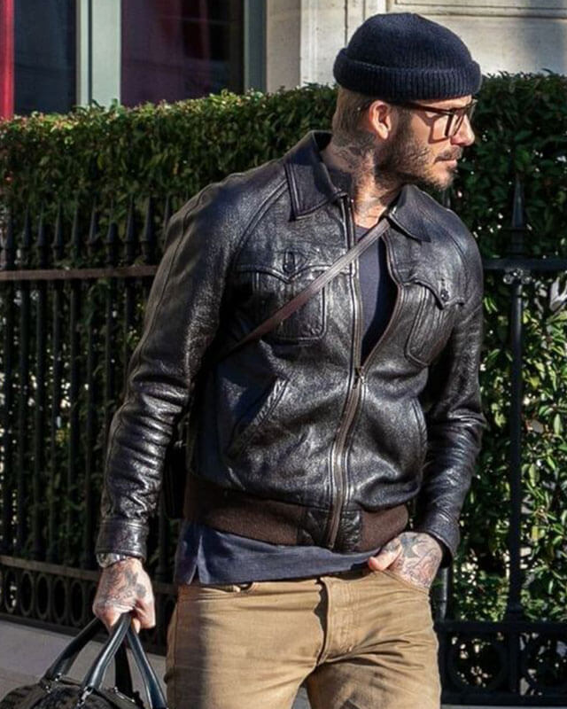 versatileleatherjacket | Celebrities leather jacket, Mens fashion rugged, Leather  jacket men