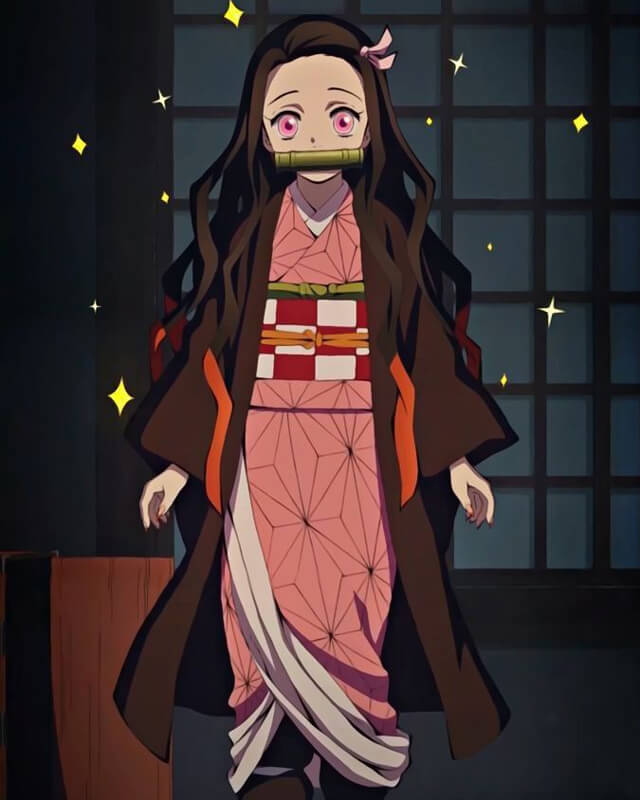 Demon Slayer Nezuko Kamado Black Cape