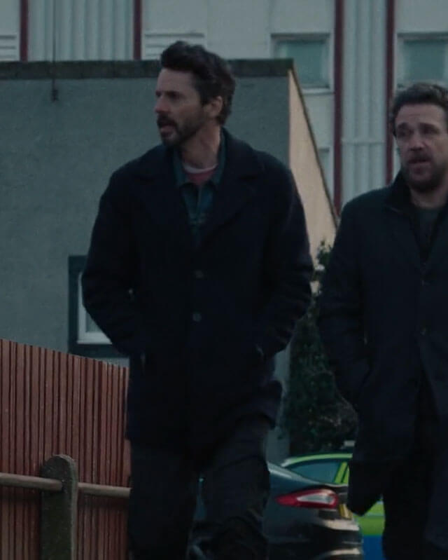 Dept Q Carl Morck Black Wool Coat