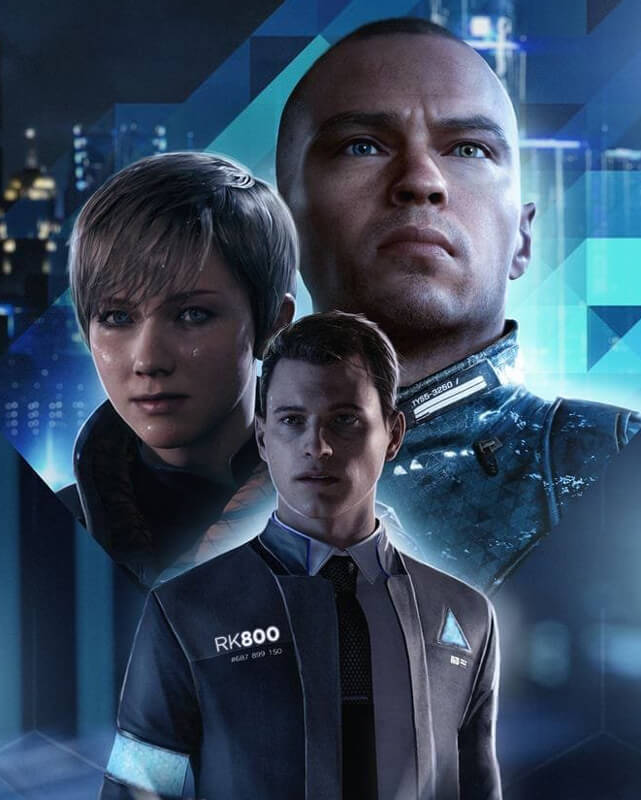 Detroit Become Human Cosplay Leather Jacket