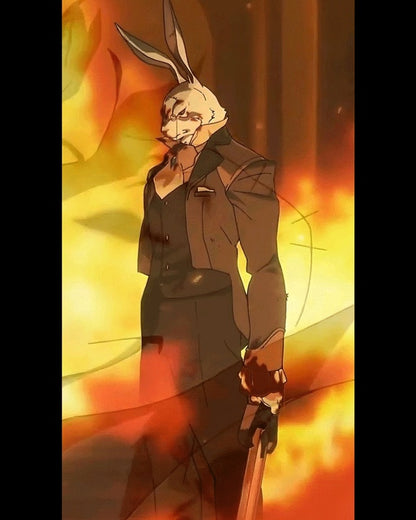 Devil May Cry Anime White Rabbit Coat