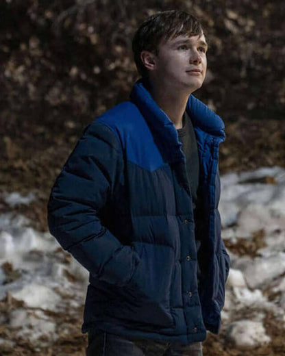 Dexter New Blood Harrison Morgan Blue Puffer Jacket