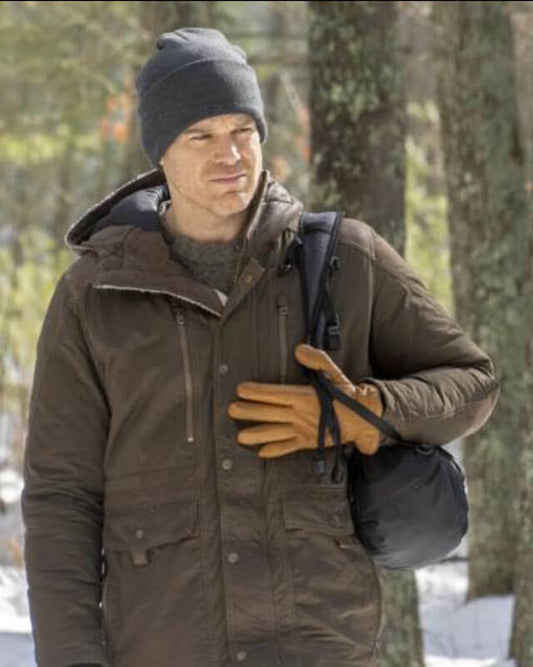 Dexter New Blood Michael C Hall Brown Hooded Jacket