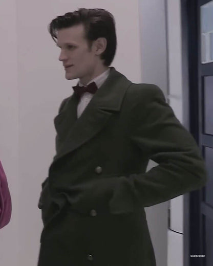 Dr Who S06 Eleventh Doctor Green Coat