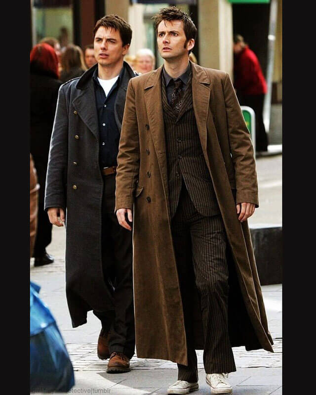 Dr Who Tenth Doctor Brown Wool Coat