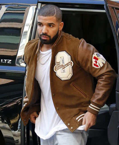 Drake Brown Leather Jacket