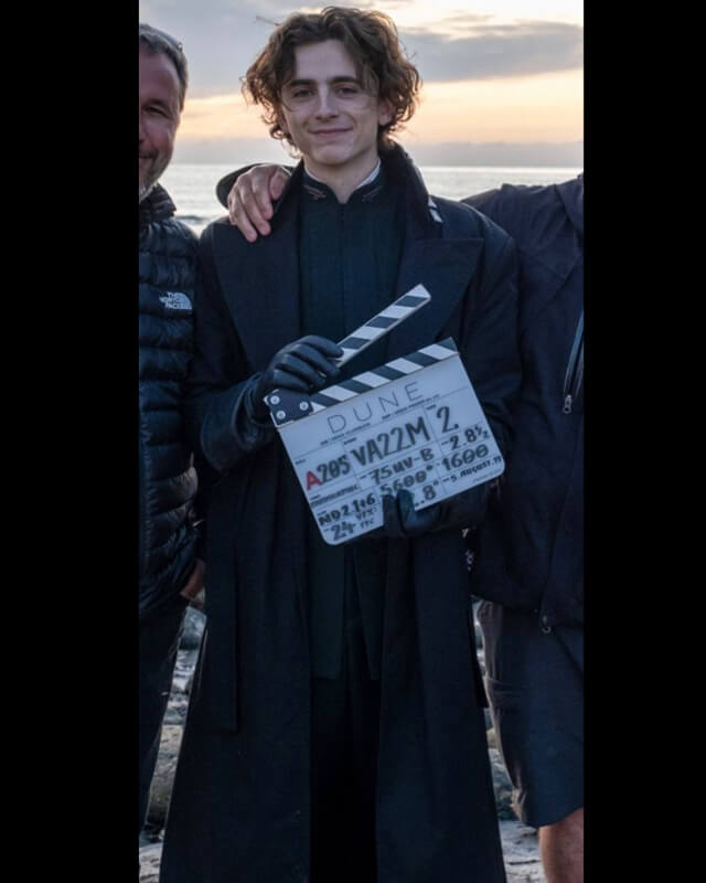 Dune Timothee Chalamet Black Coat