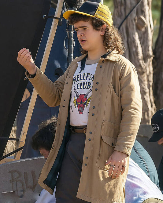 Dustin Henderson Stranger Things Brown Cotton Coat S05