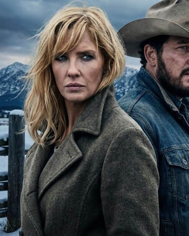 Dutton Ranch Beth Dutton Gray Coat S01