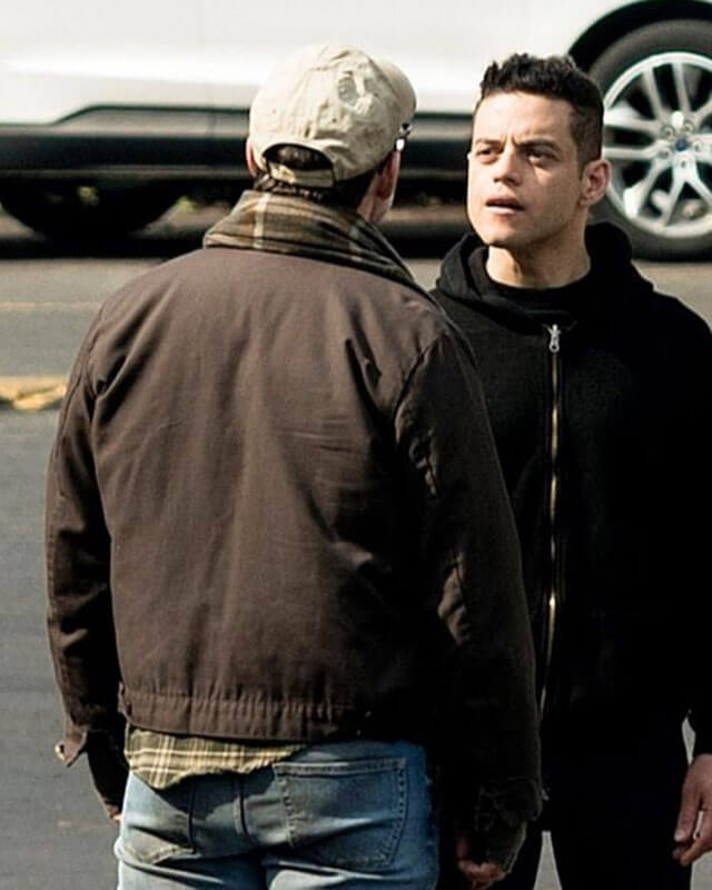 Edward Alderson Mr Robot Christian Slater Cotton Jacket