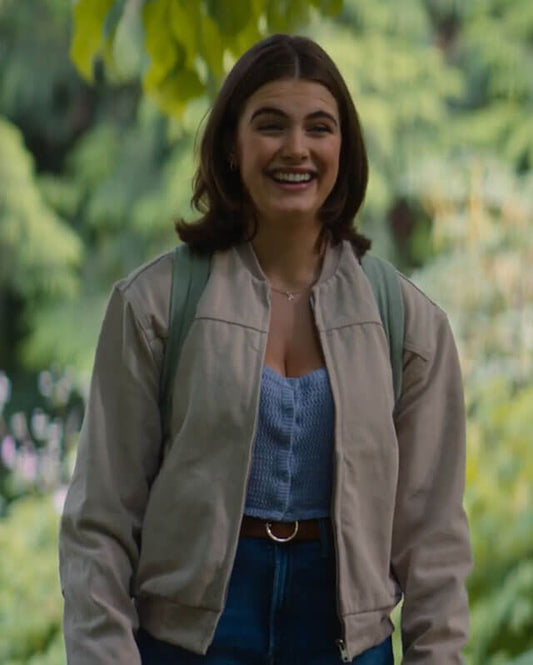 Ella Bright Off Campus Beige Jacket