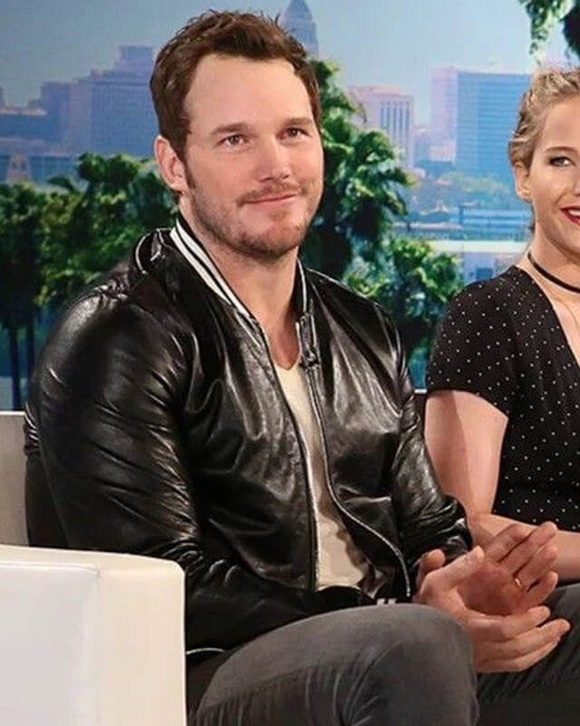 Ellen Chris Pratt Leather Jacket