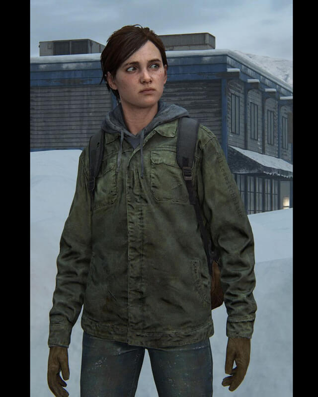 Ellie The Last Of Us II Green Jacket