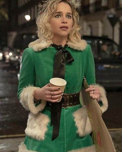 Emily Clark Green Elf Coat