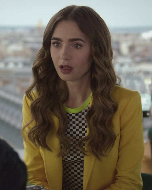 Emily In Paris Yellow Blazer