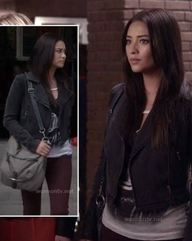 Emily Pretty Little Liars Suede Jacket