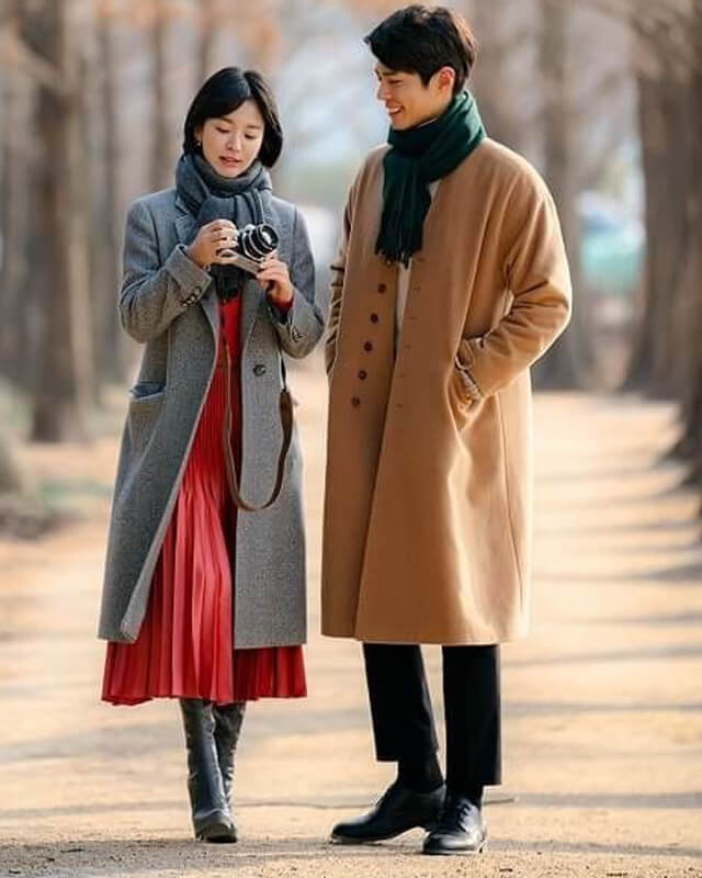 Encounter Kdrama Wool Long Coat