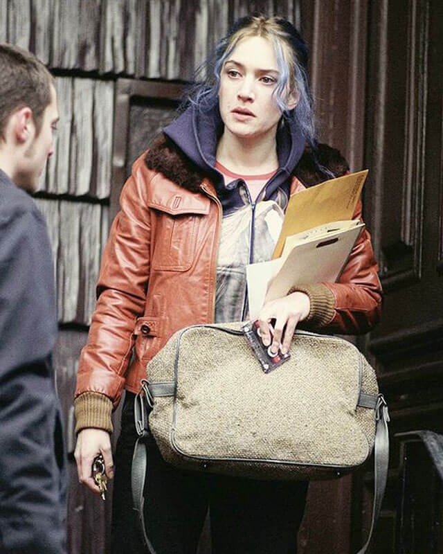 Eternal Sunshine Of The Spotless Mind Kate Winslet Brown Jacket