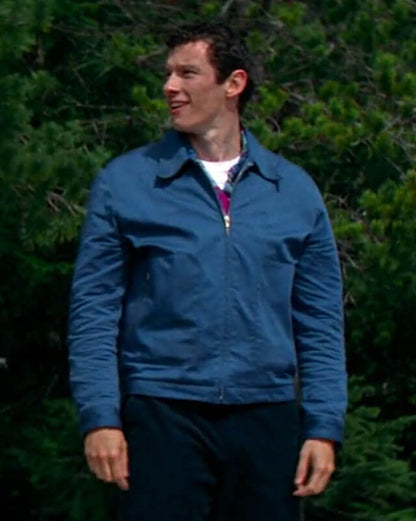 Eternity Callum Turner Blue Cotton Jacket