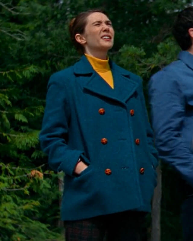 Eternity Elizabeth Olsen Wool Coat