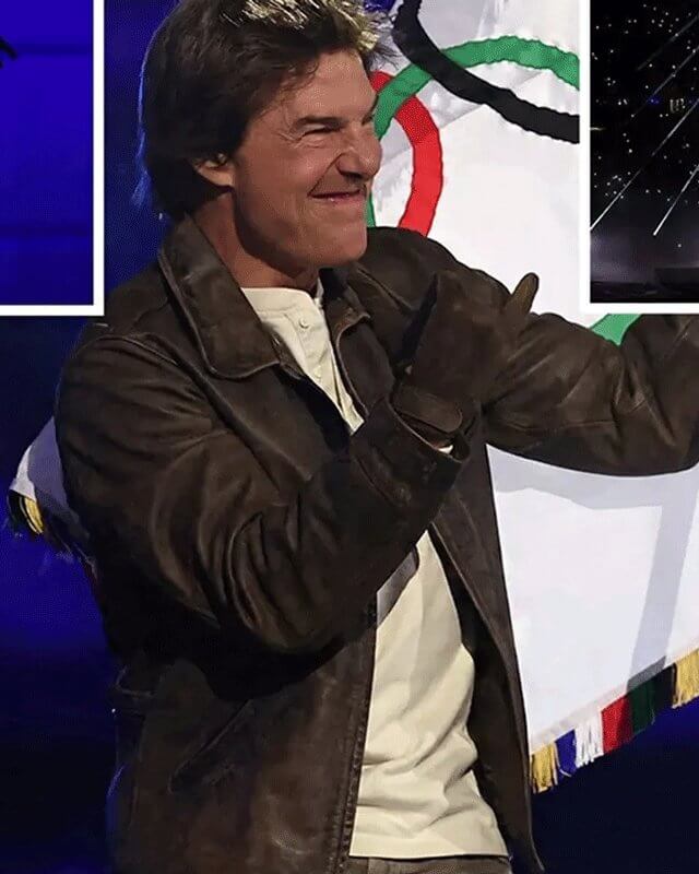Ethan Hunt Leather Brown Jacket