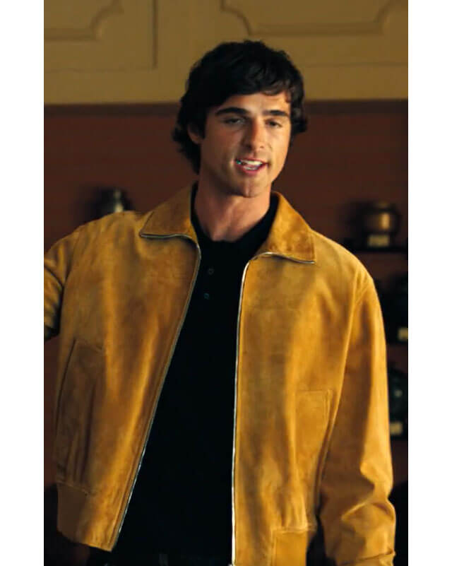 Euphoria S03 Jacob Elordi Suede Jacket